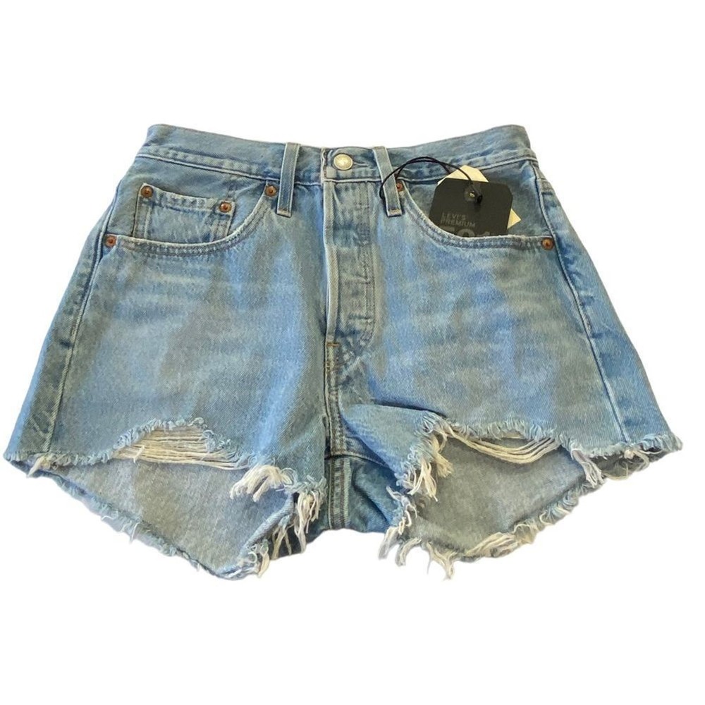 Levi's Light Blue Jean Shorts